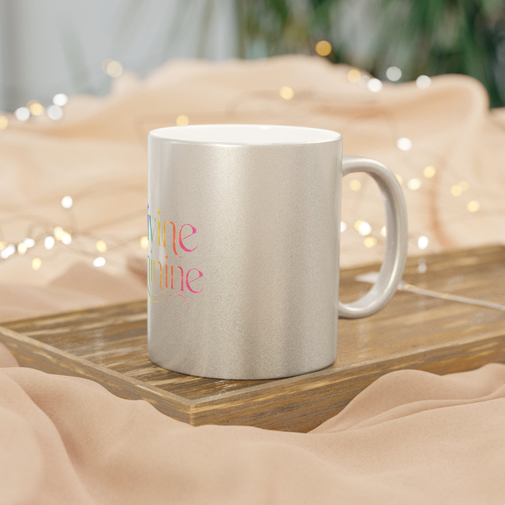We Will Always Love You Metallic Mug — Tribute Silver/Gold Coffee Cup