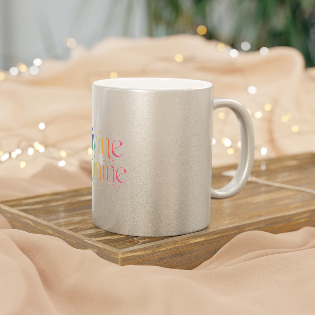 We Will Always Love You Metallic Mug — Tribute Silver/Gold Coffee Cup