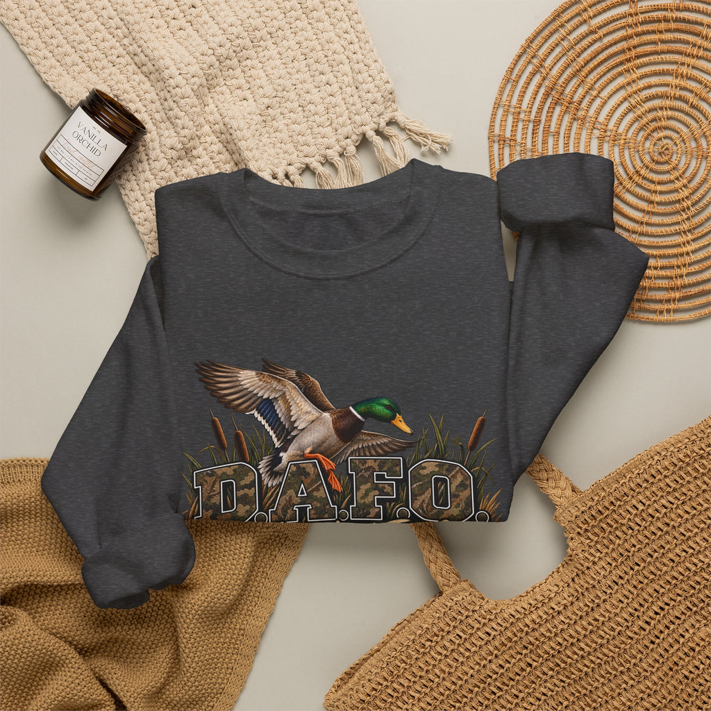 Crewneck Sweatshirt - 'Duck Around and Find Out' Mallard Hunting Graphic
