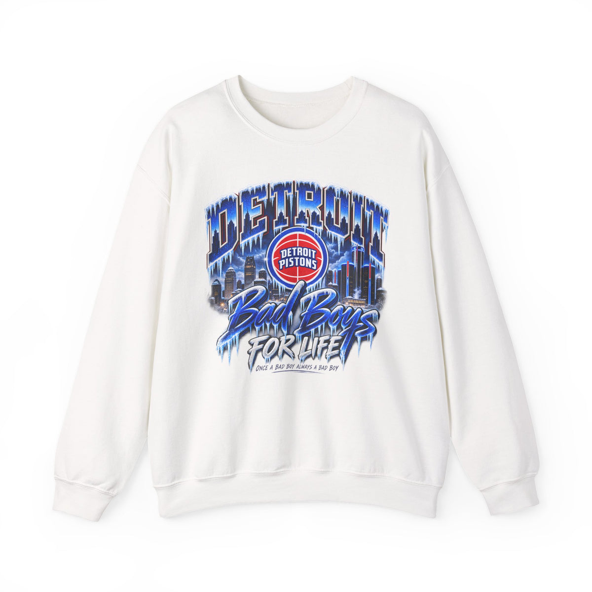 Detroit Pistons 'Bad Boys for Life' Crewneck Sweatshirt