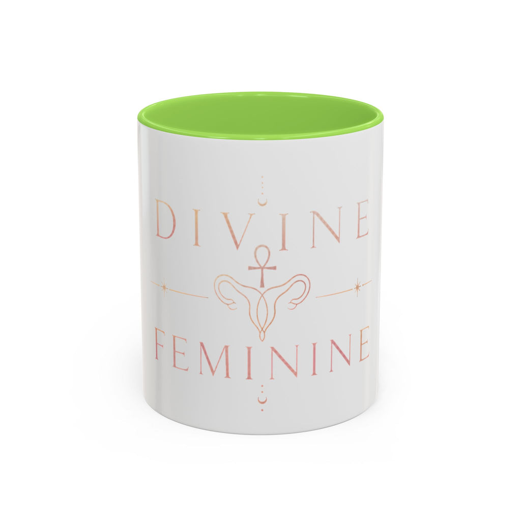 Divine Feminine Coffee Mug – 11oz & 15oz Black Ceramic