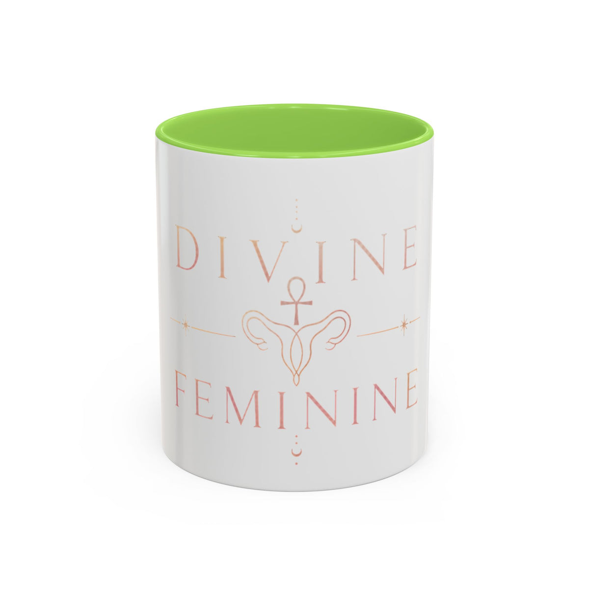 Divine Feminine Coffee Mug – 11oz & 15oz Black Ceramic