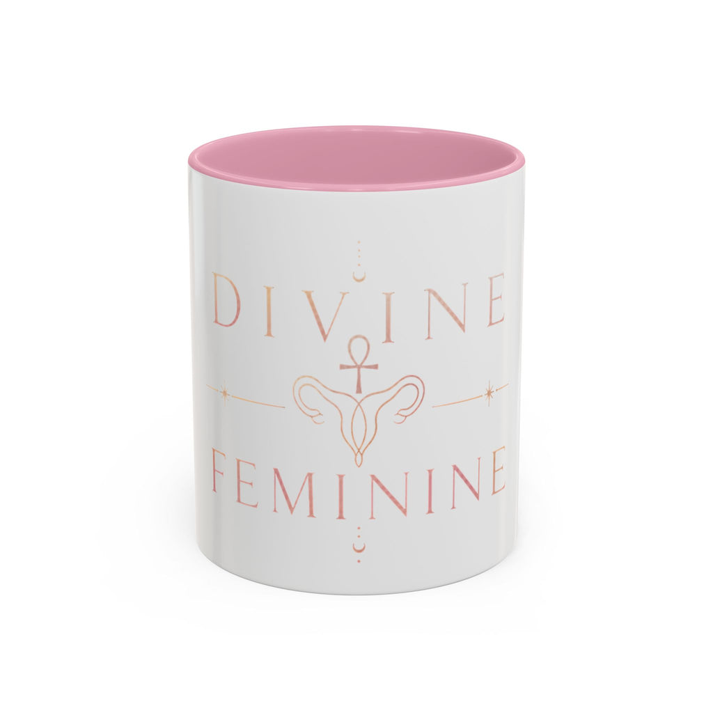 Divine Feminine Coffee Mug – 11oz & 15oz Black Ceramic