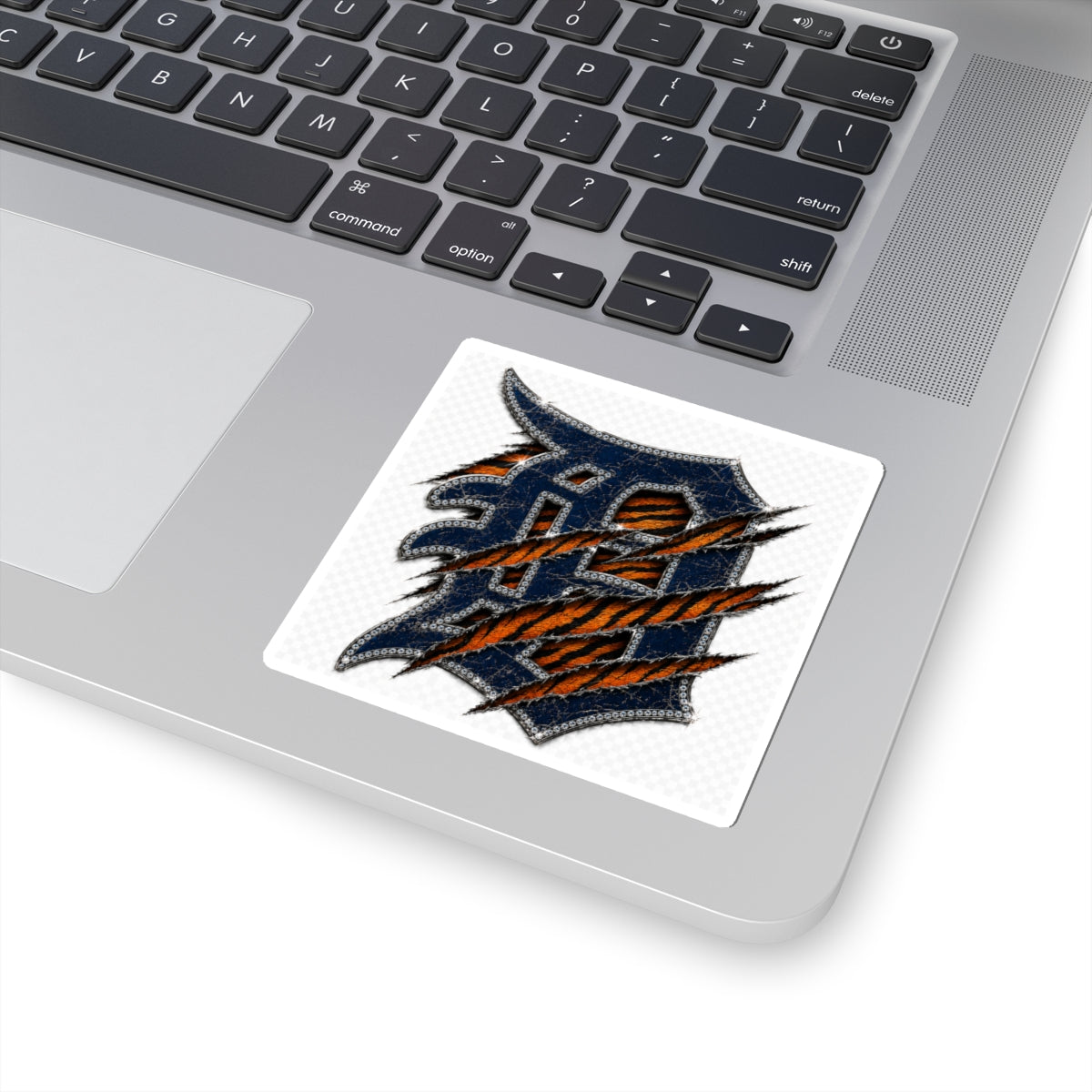 Detroit Tigers Claw Ripped Logo Sticker — Kiss-Cut Sports Decal