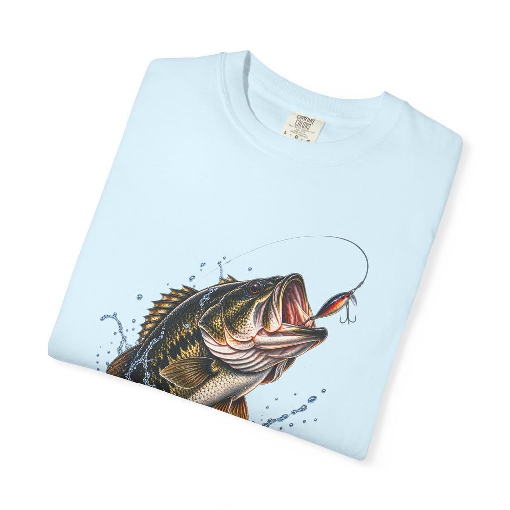Bass Fishing T-Shirt — Jumping Largemouth Design