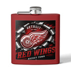 Detroit Red Wings Stainless Steel Flask — 6oz Hockey Town Hip Flask