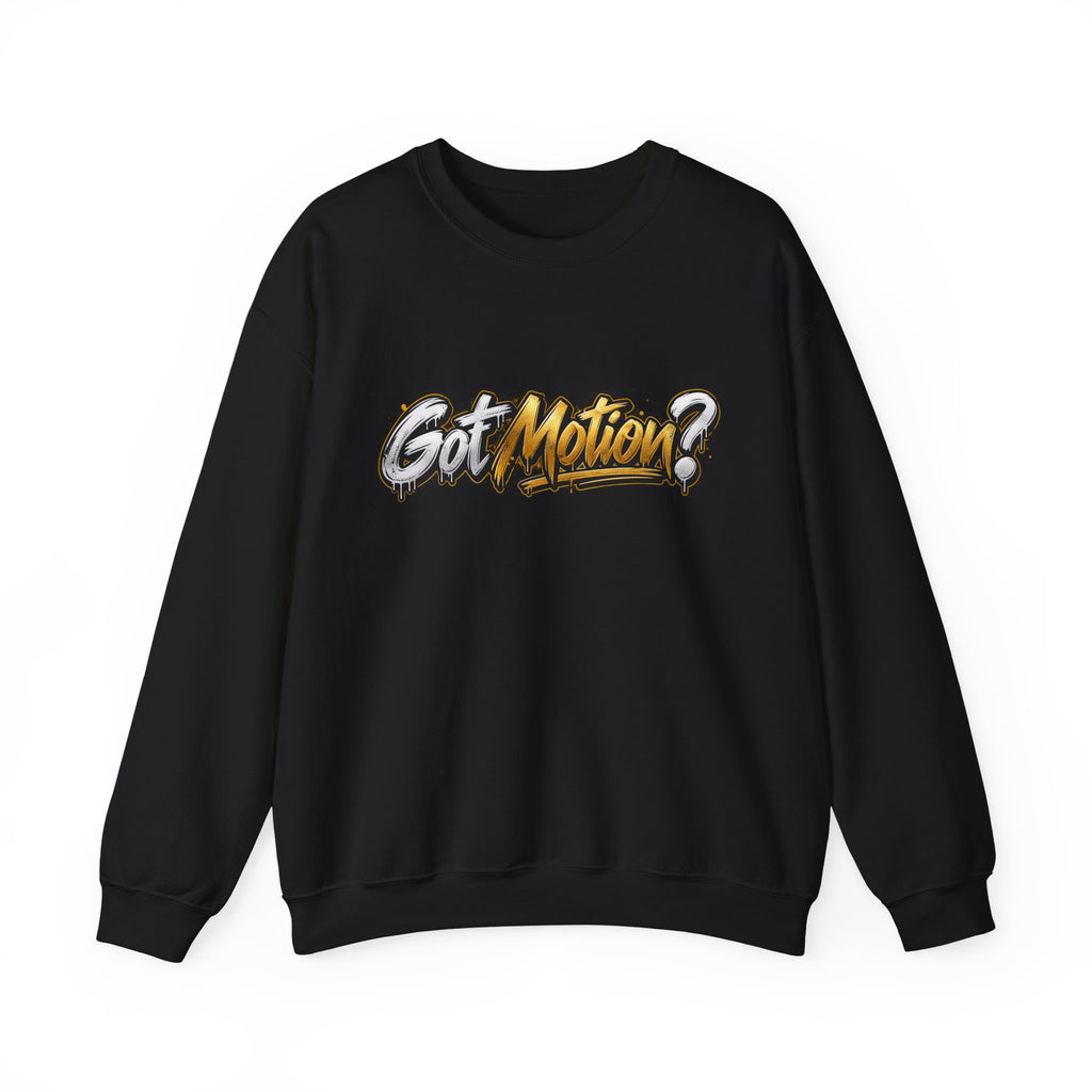 Got Motion? Crewneck Sweatshirt — Retro Graffiti Athletic Streetwear