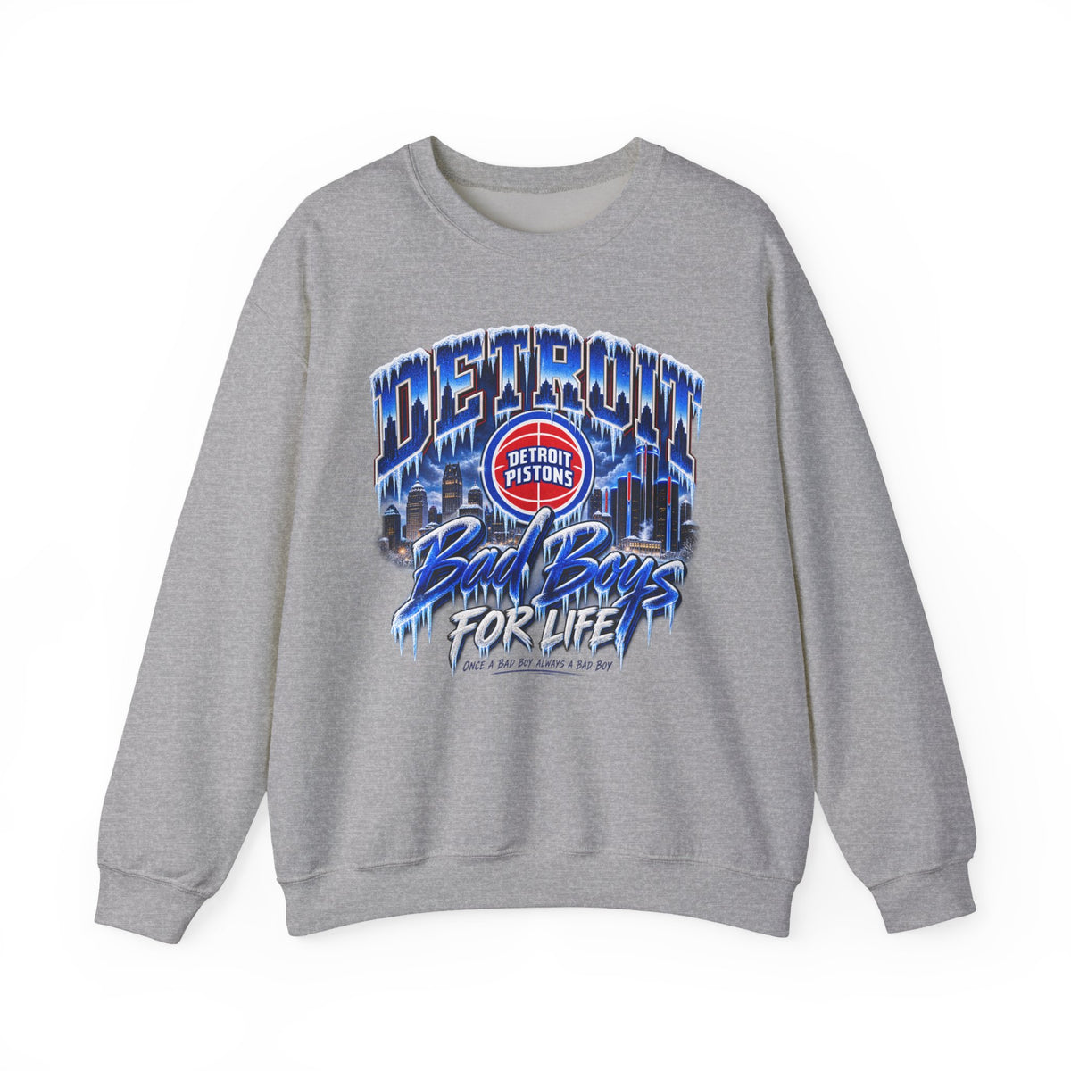 Detroit Pistons 'Bad Boys for Life' Crewneck Sweatshirt