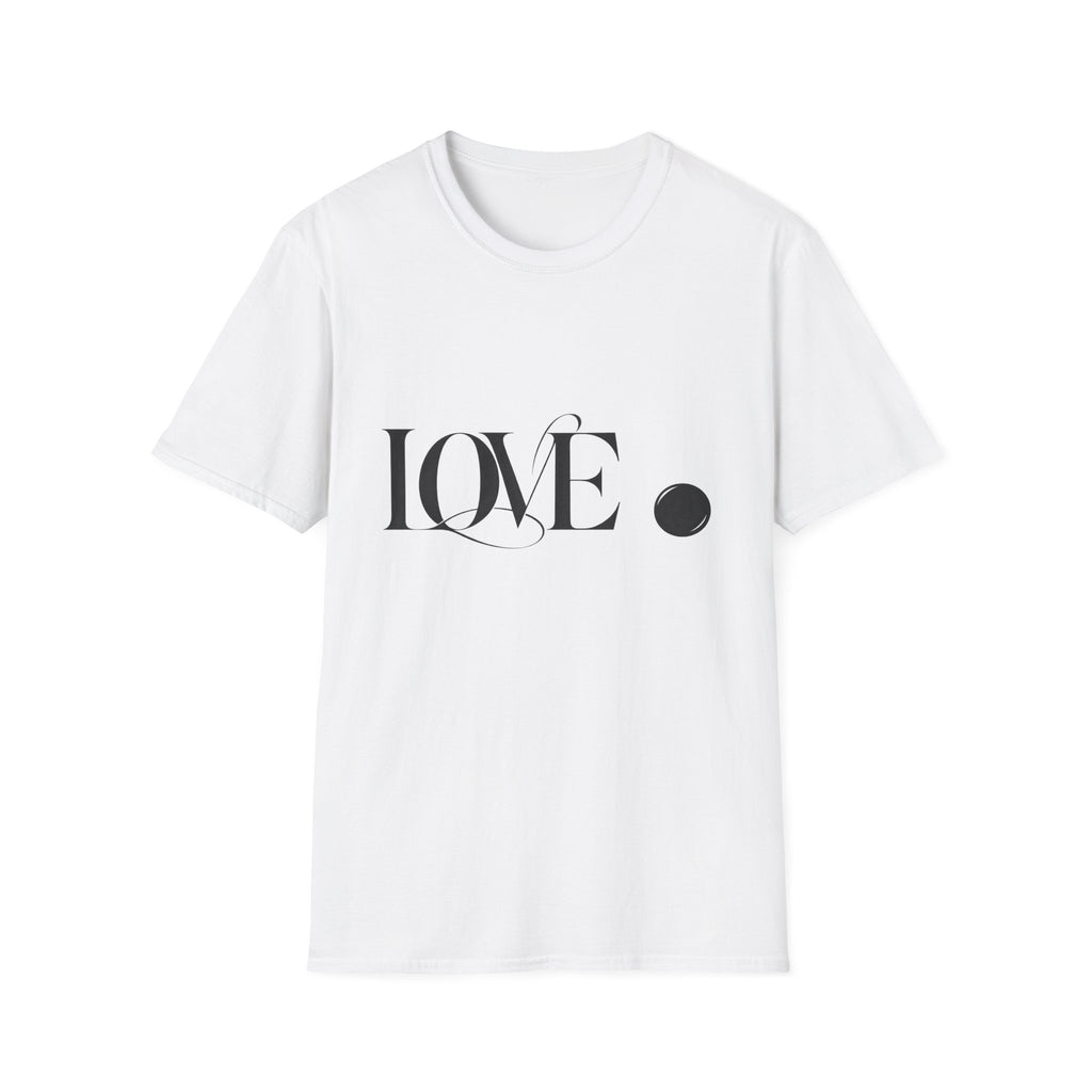 LOVE Dot T-Shirt — Elegant Minimalist Graphic Tee
