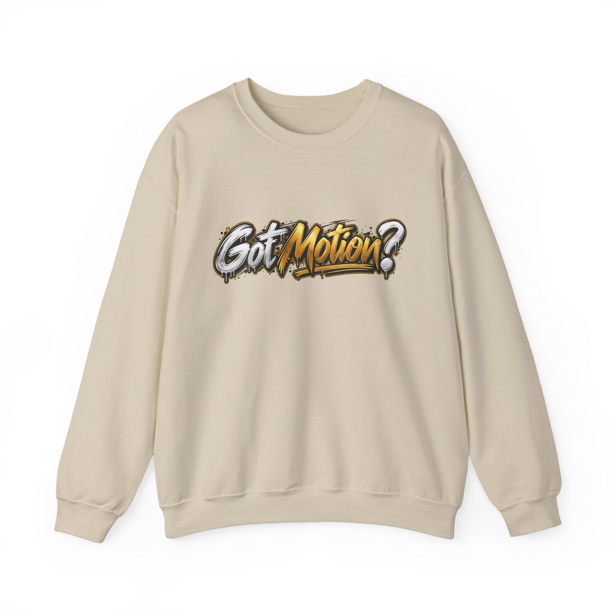 Got Motion? Crewneck Sweatshirt — Retro Graffiti Athletic Streetwear