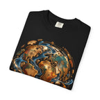 Earth Waves T-Shirt — Artistic Planet Graphic Tee