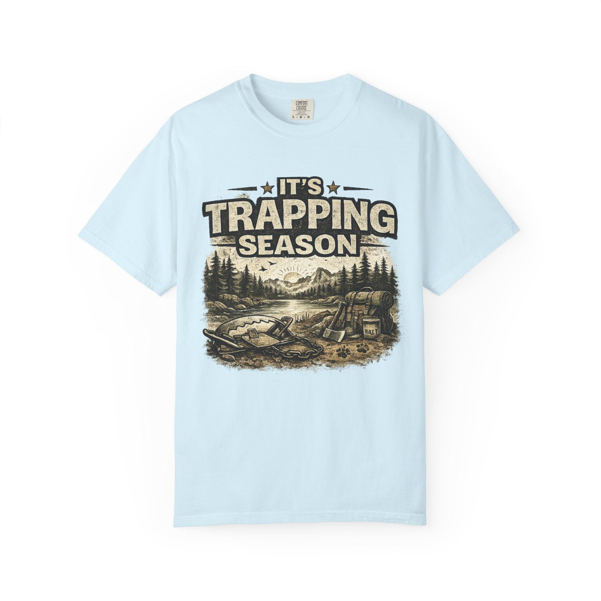 Trapping Season T-Shirt — Vintage Outdoorsman Hunting & Trapping Graphic Tee