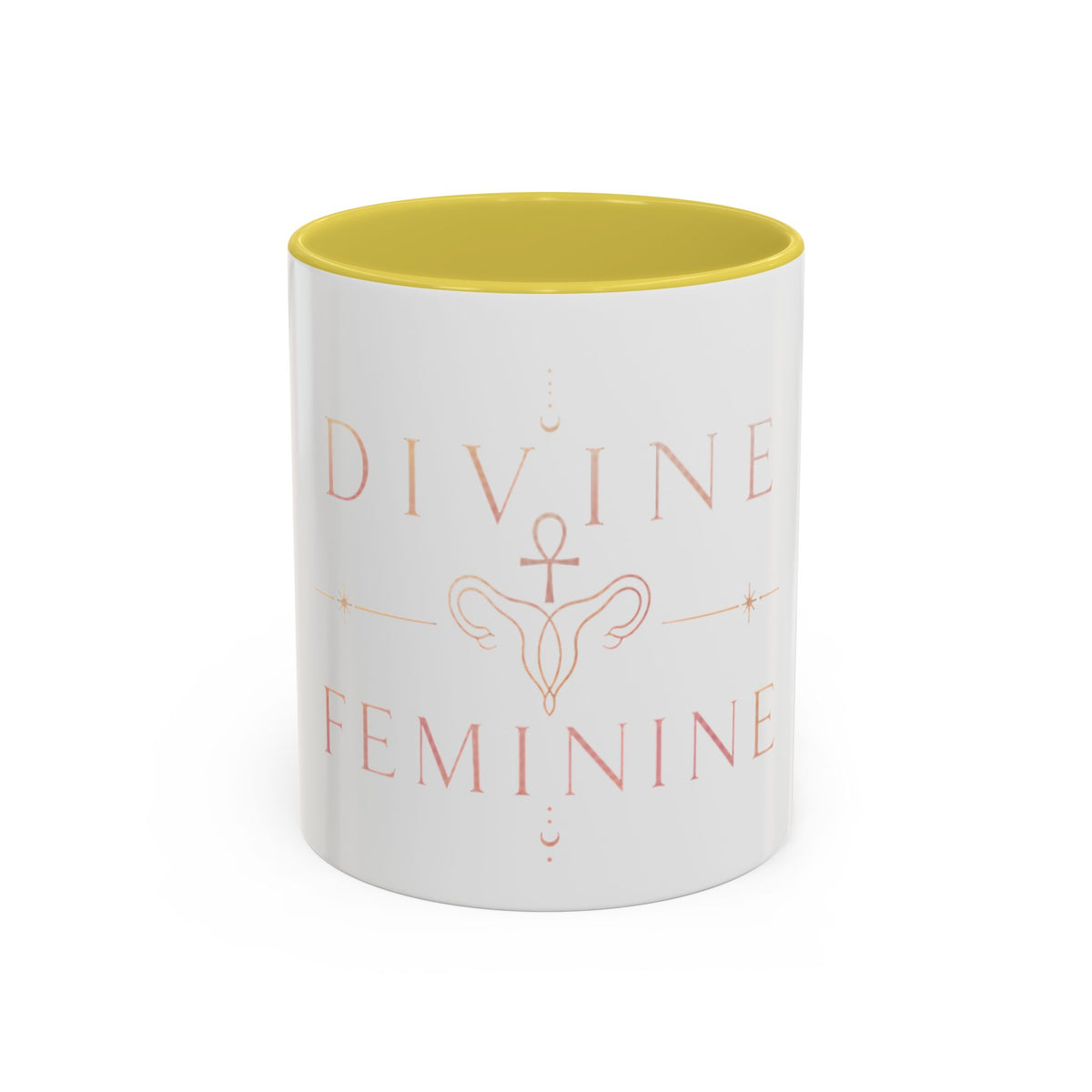 Divine Feminine Coffee Mug – 11oz & 15oz Black Ceramic