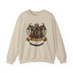 FOE Family Crest Crewneck Sweatshirt — Vintage Heraldic Logo Pullover