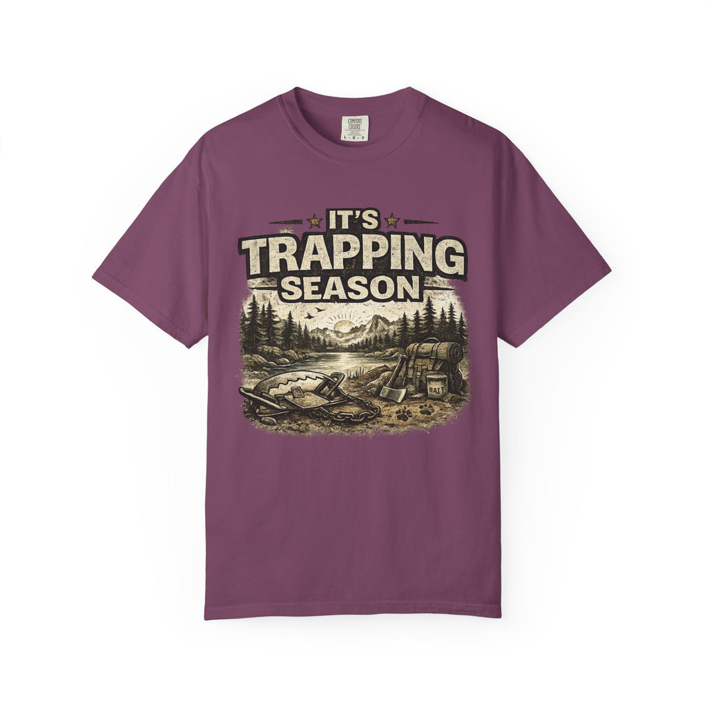 Trapping Season T-Shirt — Vintage Outdoorsman Hunting & Trapping Graphic Tee