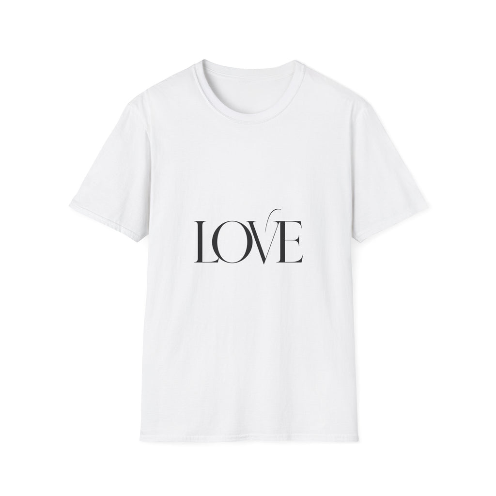 LOVE Minimalist Tee — Elegant Script Graphic T-Shirt