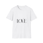 LOVE Minimalist Tee — Elegant Script Graphic T-Shirt