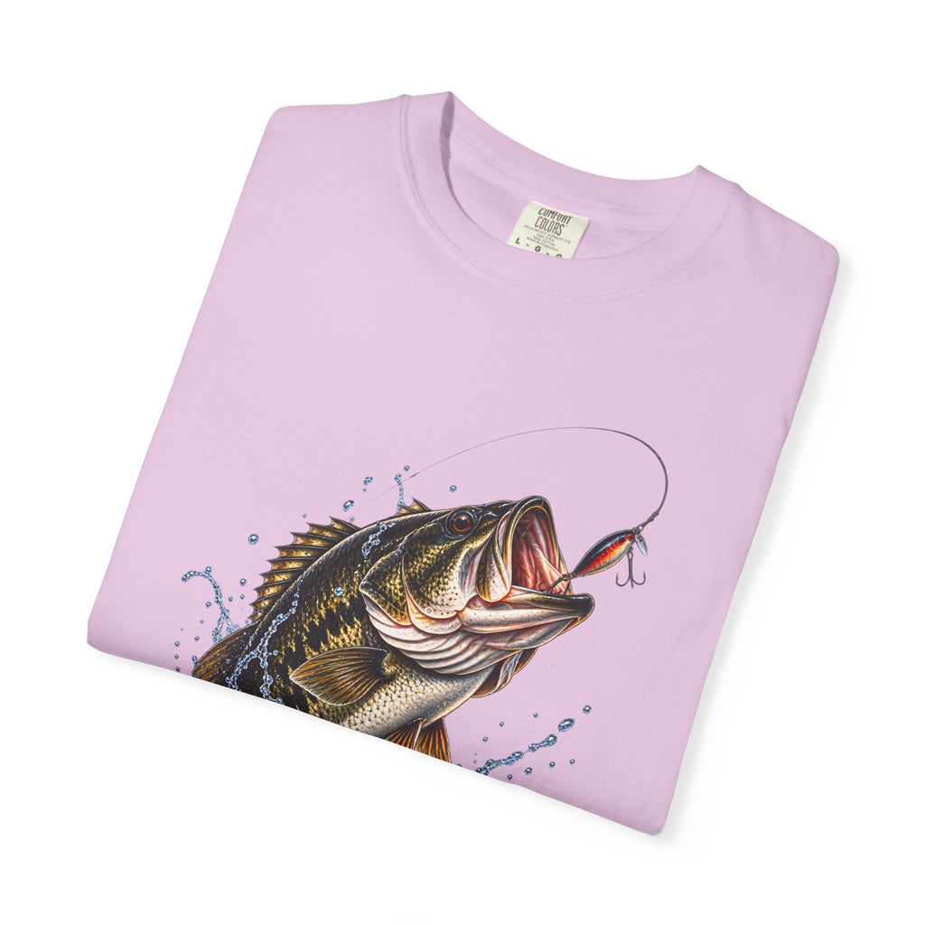 Bass Fishing T-Shirt — Jumping Largemouth Design