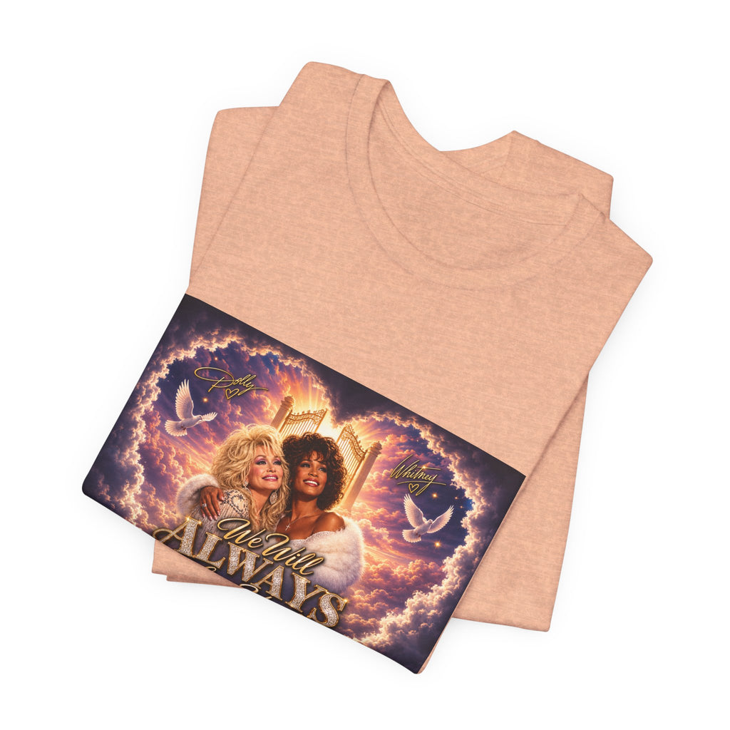 Always By Your Side Heart Portrait Tee