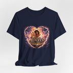 Always By Your Side Heart Portrait Tee
