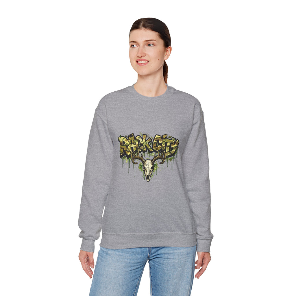 Unisex Heavy Blend "Rack City" Crewneck Sweatshirt