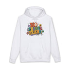 No Thanks Friend Hoodie — Retro Floral Graphic Pullover