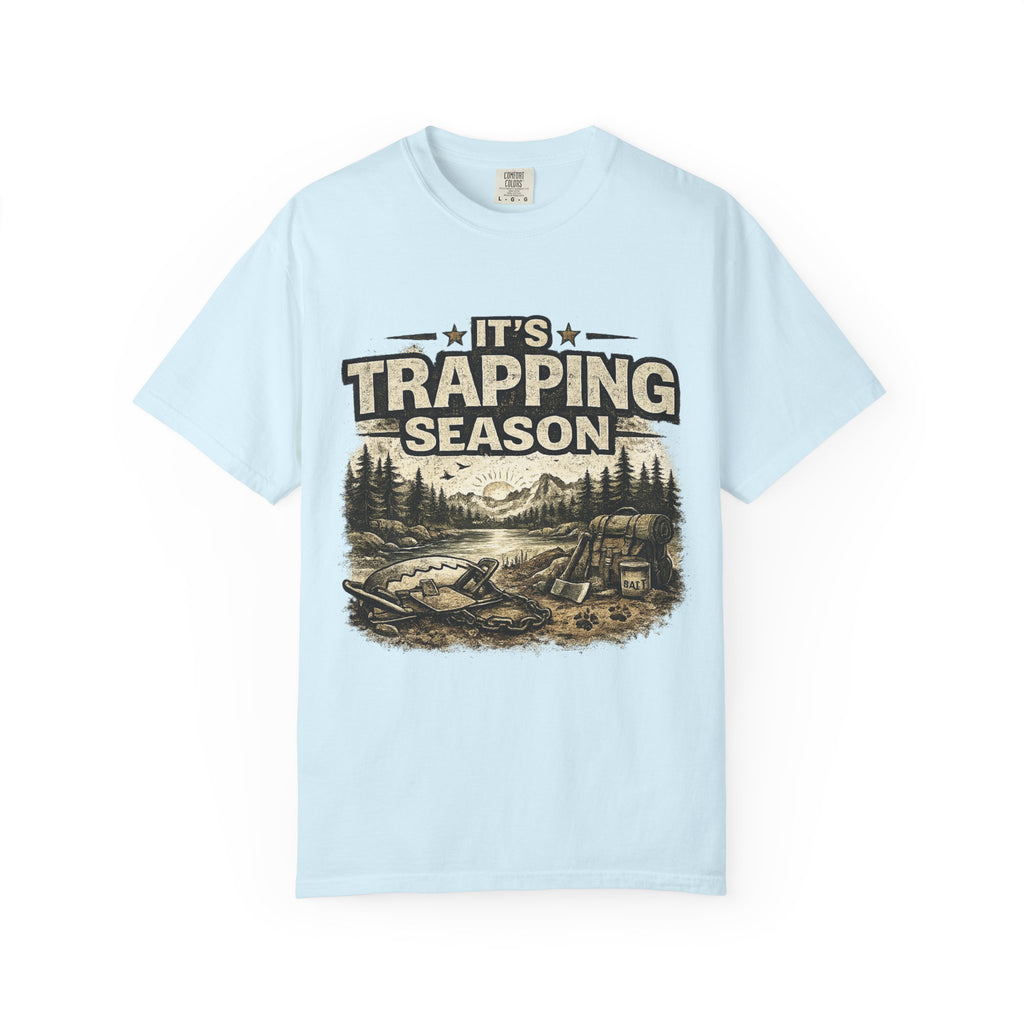 Trapping Season T-Shirt — Retro Wilderness Trapper Graphic Tee