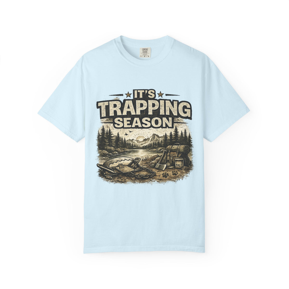 Trapping Season T-Shirt — Retro Wilderness Trapper Graphic Tee
