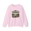 Crewneck Sweatshirt — "It's Trapping Season" Rustic Outdoor Graphic