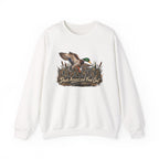 Crewneck Sweatshirt - 'Duck Around and Find Out' Mallard Hunting Graphic
