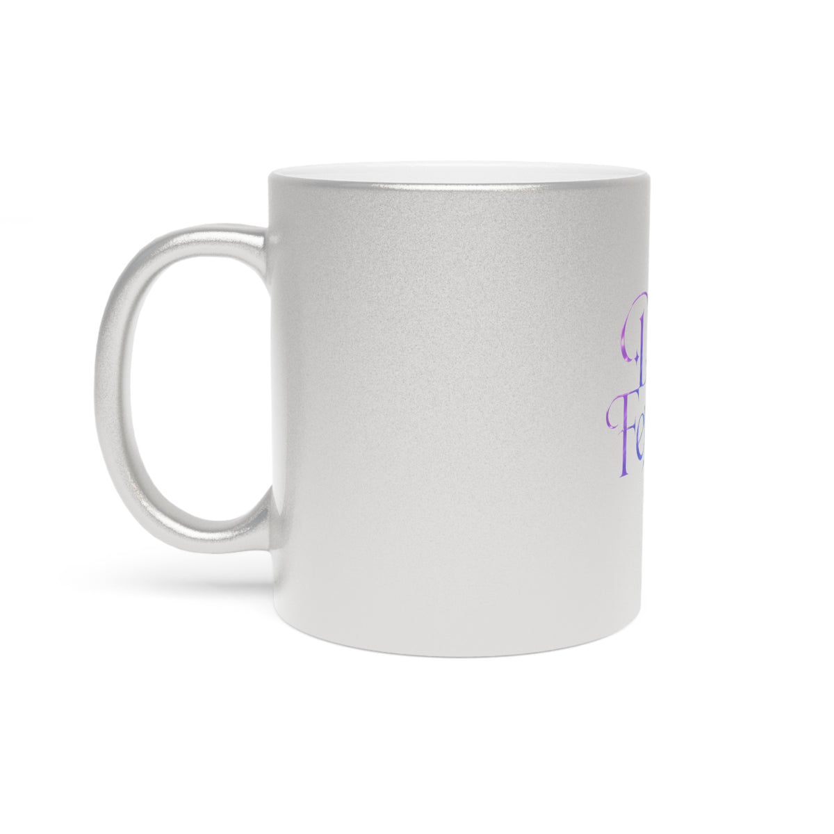 We Will Always Love You Metallic Mug — Tribute Silver/Gold Coffee Cup