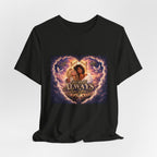 Always By Your Side Heart Portrait Tee