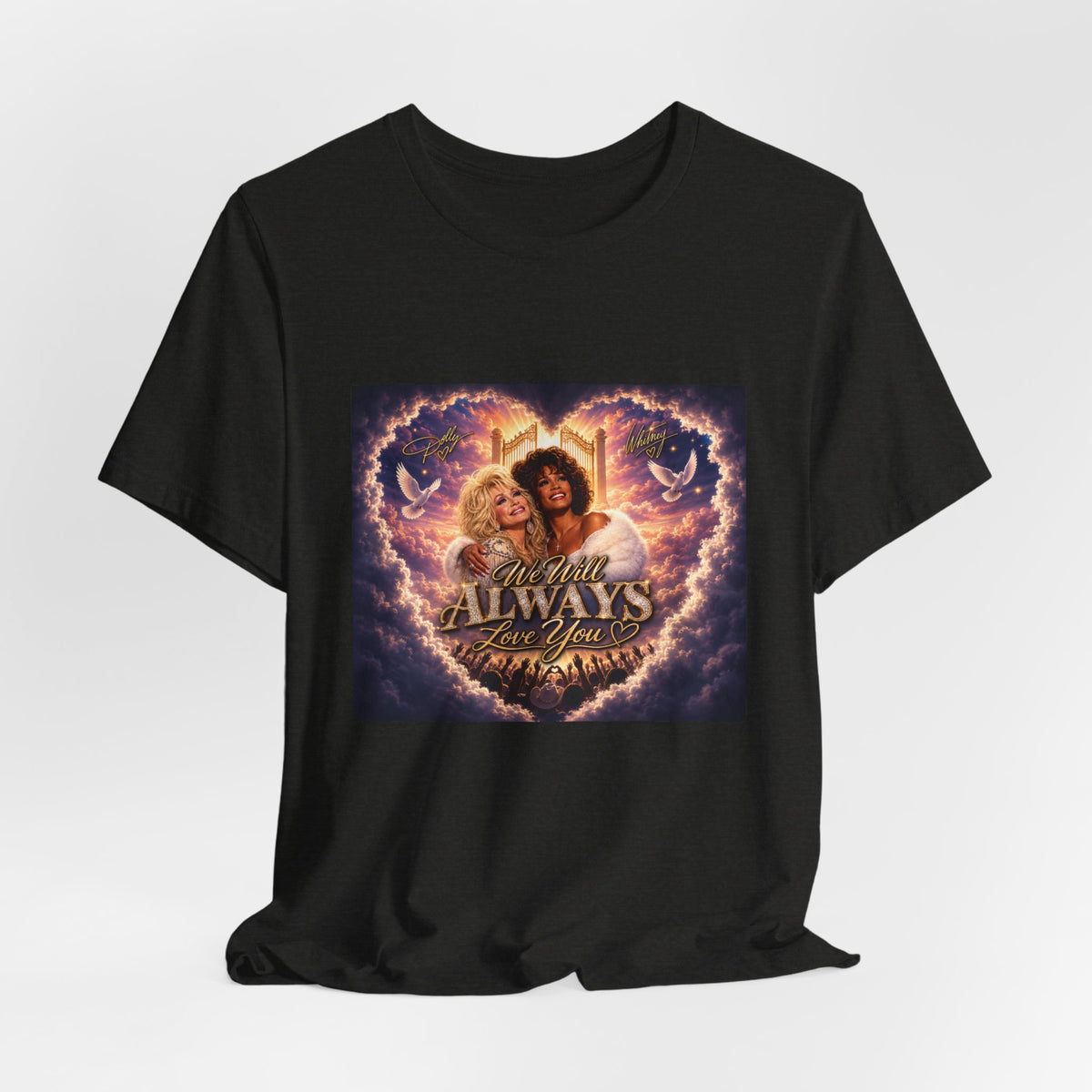 Always By Your Side Heart Portrait Tee