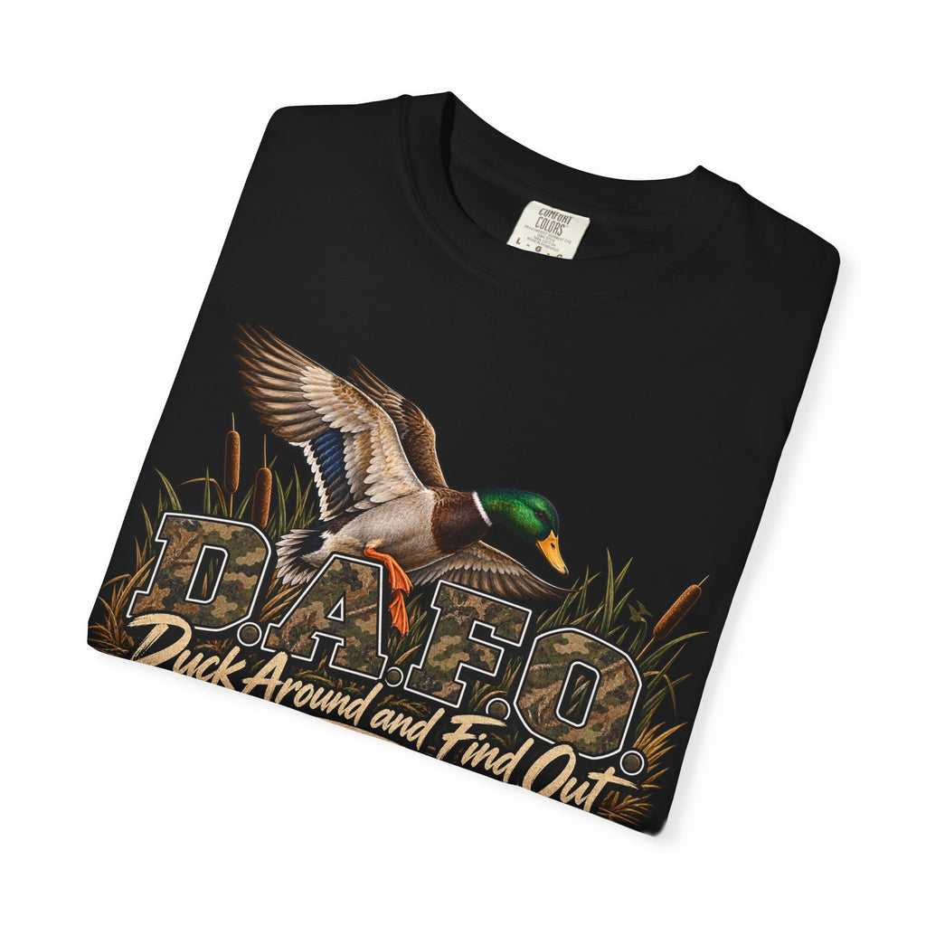 Duck Around and Find Out T-Shirt — Mallard Hunting Graphic Tee