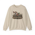 Crewneck Sweatshirt - 'Duck Around and Find Out' Mallard Hunting Graphic