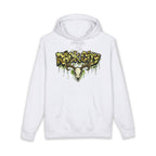 Graffiti Rock City Hoodie — Dripping Skull Streetwear Pullover