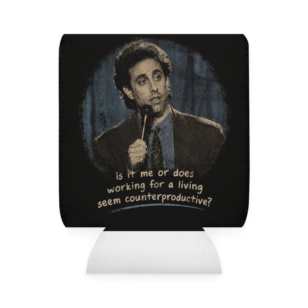 Seinfeld ‘Is It Me’ Can Cooler Sleeve – Retro Jerry Seinfeld Comedy Drink Koozie