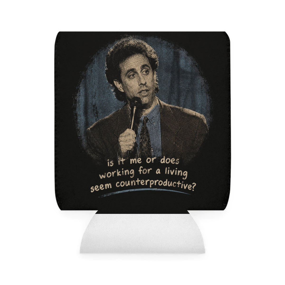 Seinfeld ‘Is It Me’ Can Cooler Sleeve – Retro Jerry Seinfeld Comedy Drink Koozie