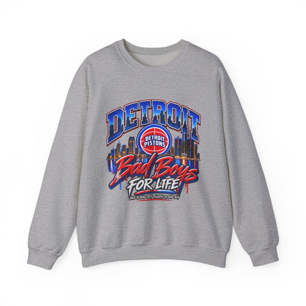 Detroit Pistons "Bad Boys For Life" Crewneck Sweatshirt