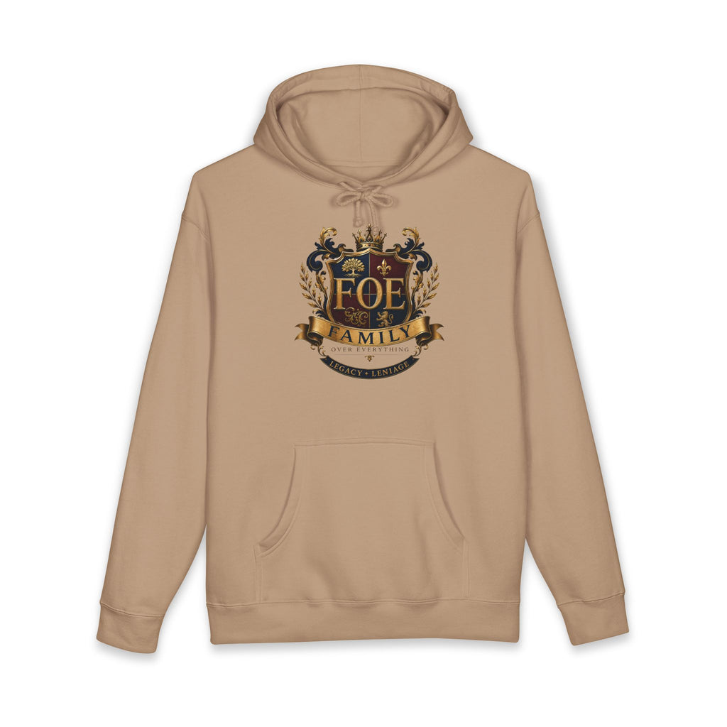 FOE Family Crest Hoodie – Vintage Heraldic Coat of Arms Pullover