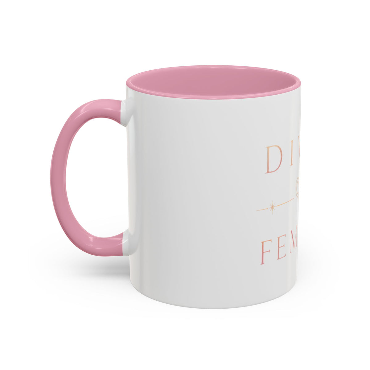Divine Feminine Coffee Mug – 11oz & 15oz Black Ceramic