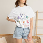 Healer Not Fighter T-Shirt — "I'm a Healer Not a Fighter" Inspirational Tee