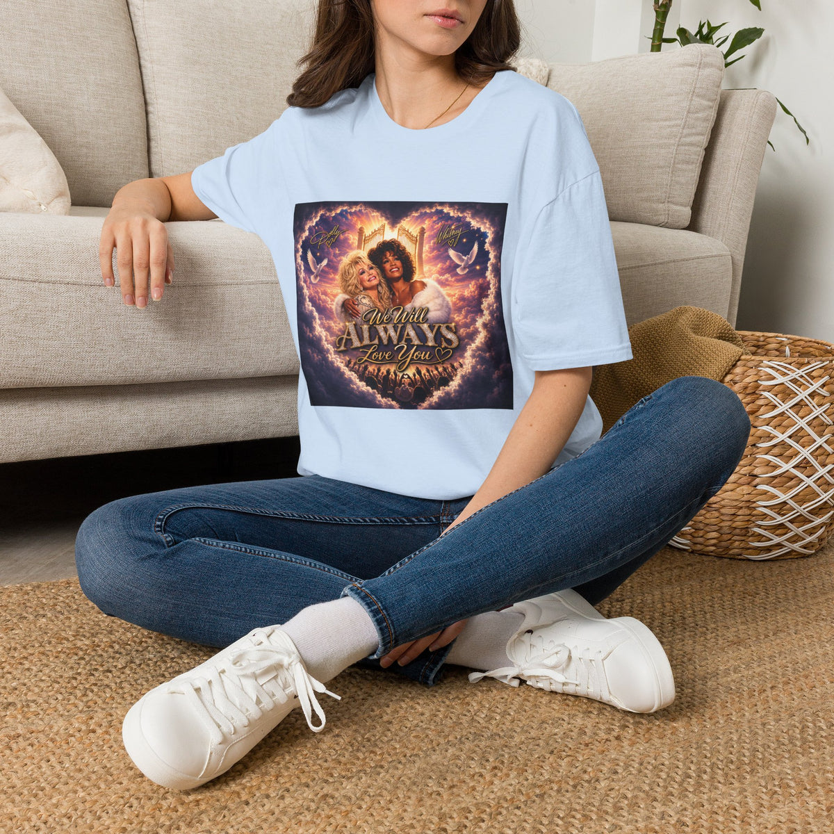 T-Shirt – 'We Will Always Love You' Cher & Dolly Tribute Graphic Tee