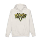 Graffiti Rock City Hoodie — Dripping Skull Streetwear Pullover