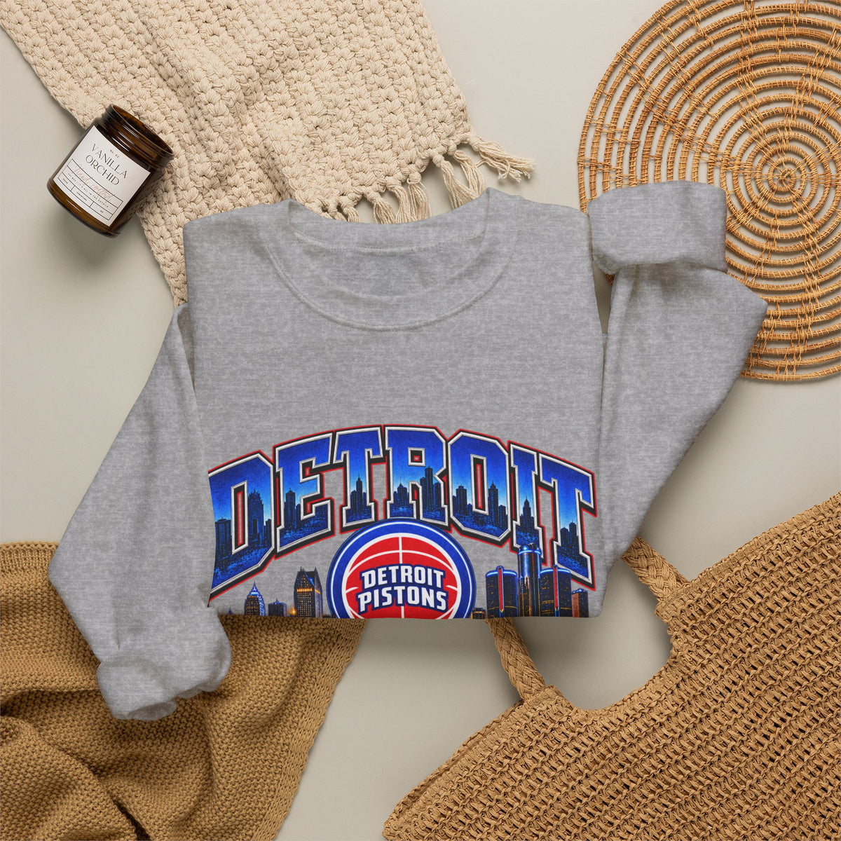 Detroit Pistons "Bad Boys For Life" Crewneck Sweatshirt