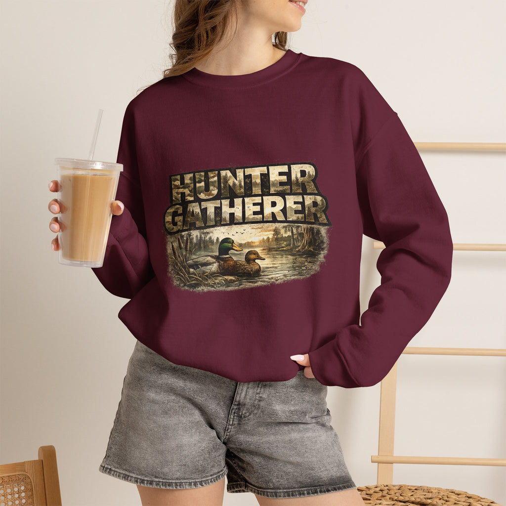Unisex Heavy Blend "Hunter Gatherer" Crewneck Sweatshirt