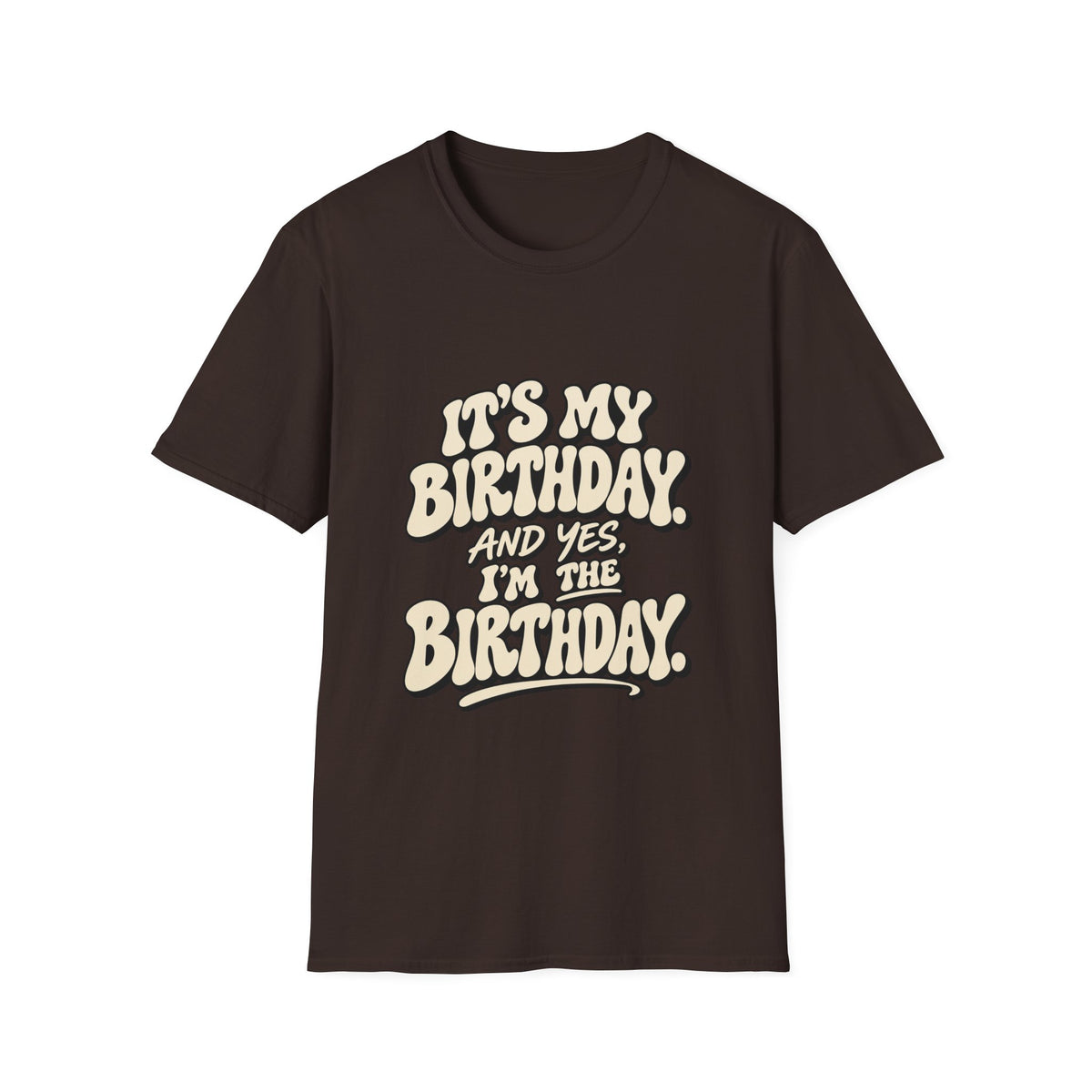 Birthday Graphic T-Shirt — “It’s My Birthday (And Yes I’m The Birthday)”