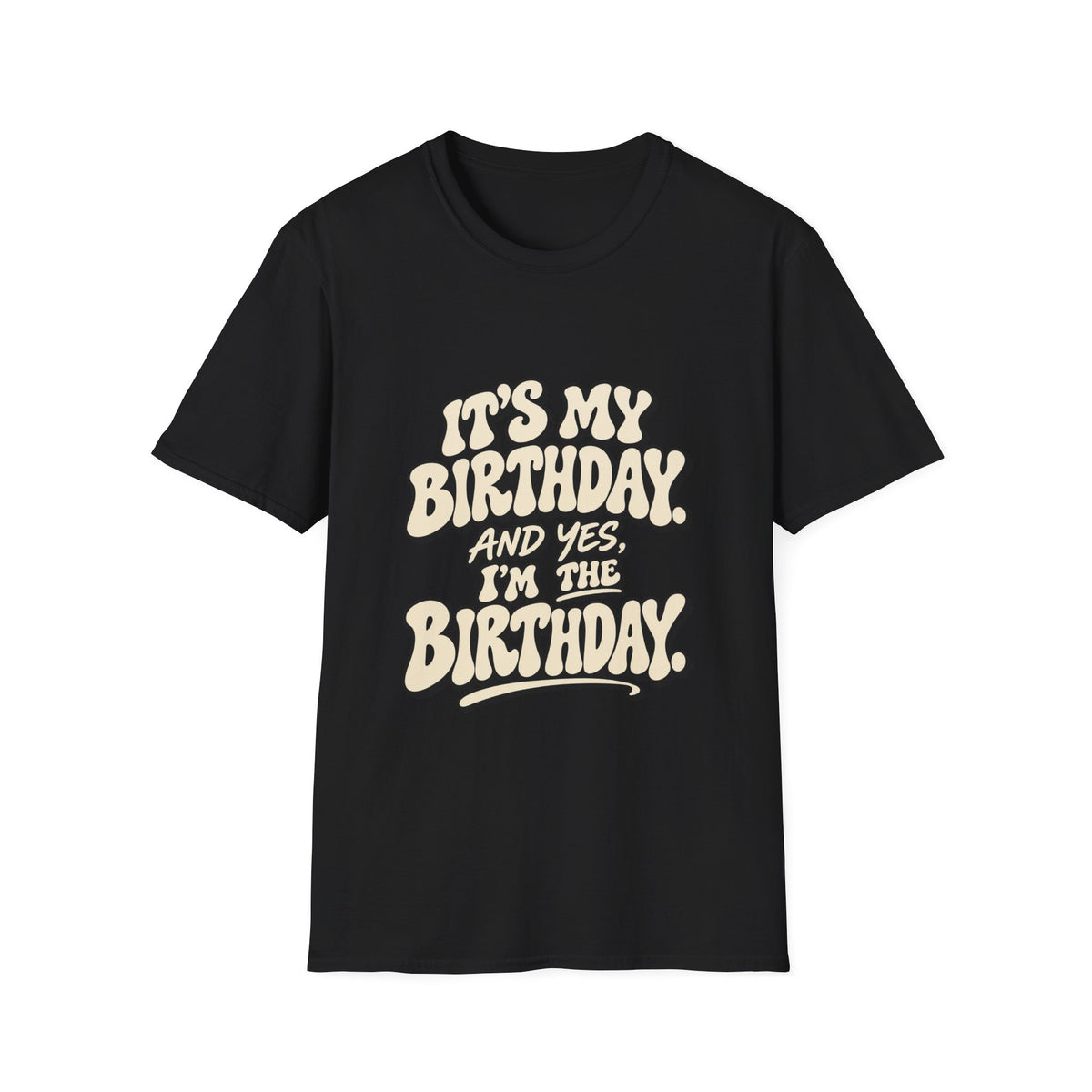 Birthday Graphic T-Shirt — “It’s My Birthday (And Yes I’m The Birthday)”