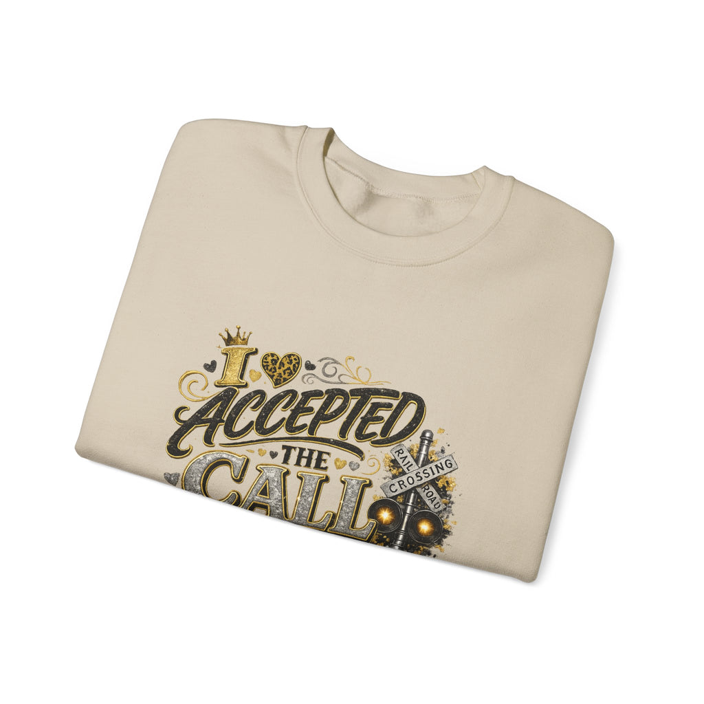 Accepted the Call Crewneck Sweatshirt — Spiritual Faith Graphic Sweatshirt