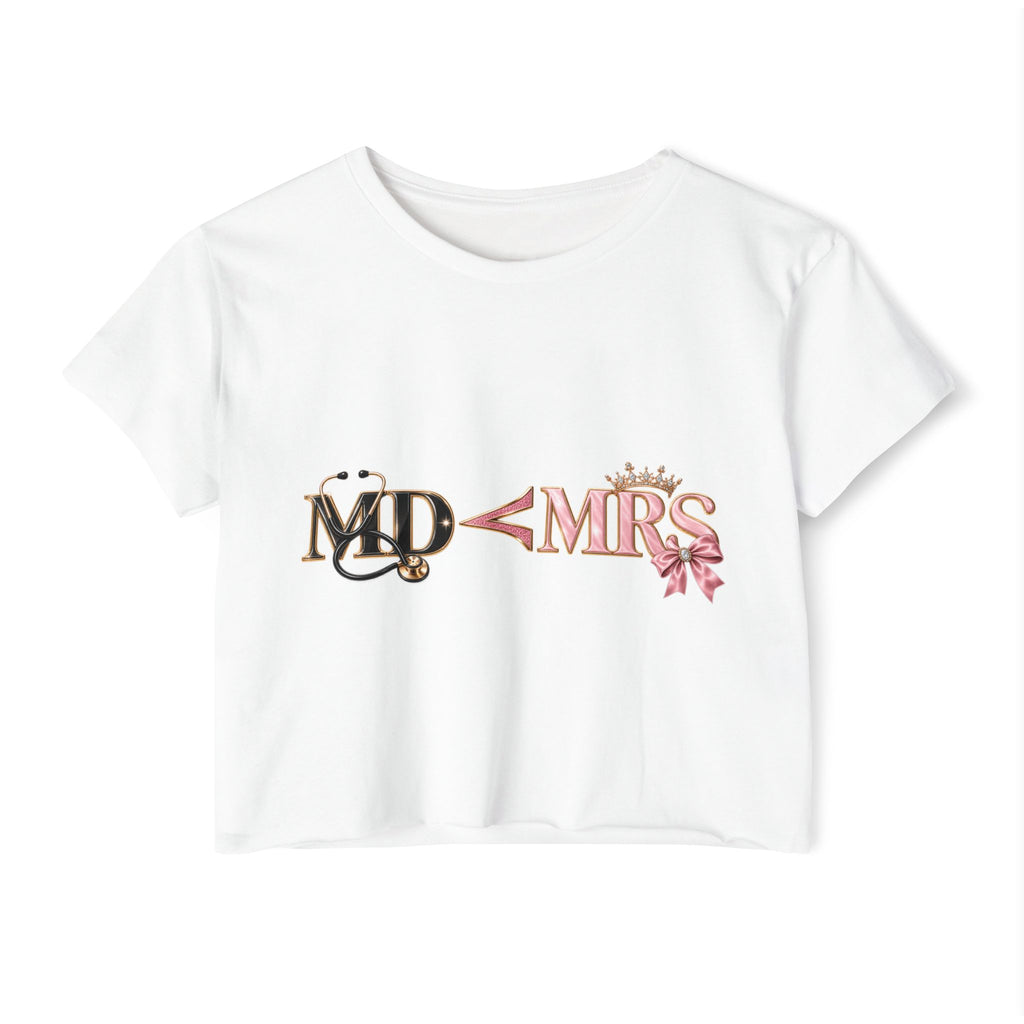 Crop Top — MD < MRS Bridal Changeover Graphic
